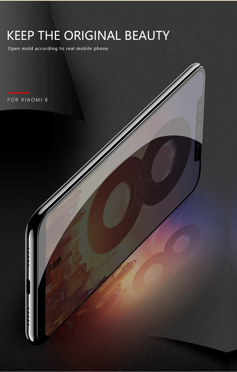 Защитное стекло CHYI для экрана xiaomi PocoPhone F1 2.5D 9 H, олеофобное покрытие из закаленного стекла для redmi 6 6A 5 plus S2 Mi8, полный клей