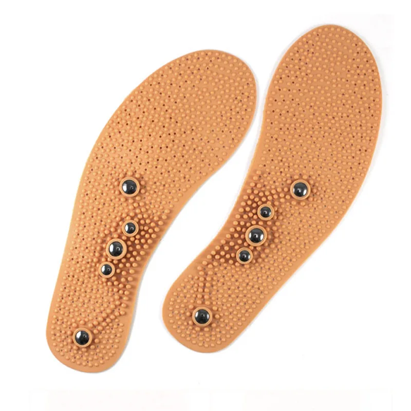 2pcs Therapy Health Care Foot Massage Insoles Men Women