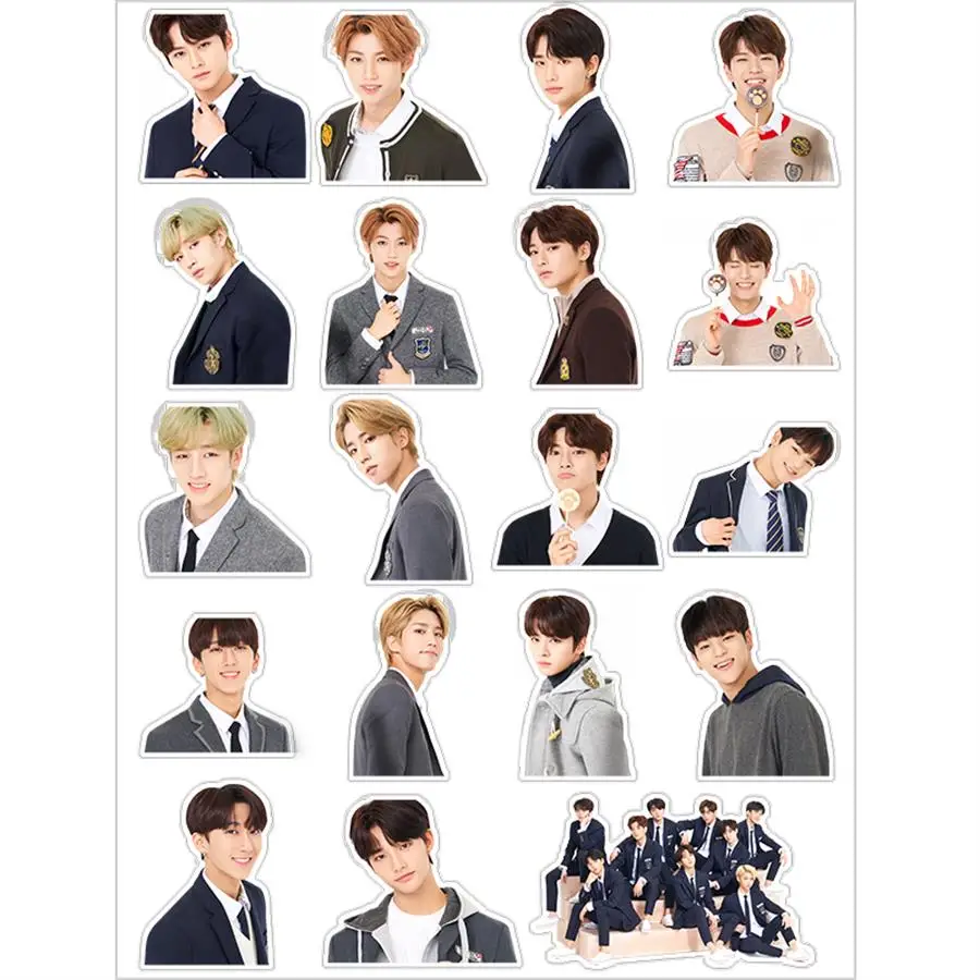 

Kpop Straykids Adhesive Photo Sticker for Notebook Luggage Laptop Mobile Phone Changbin Felix DIY Sticker