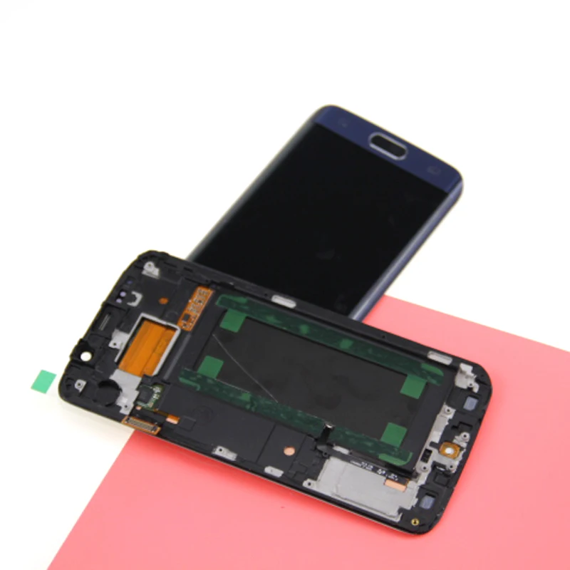 Тестирование ЖК дисплей для Samsung Galaxy S6 Edge g925 G925F SM сенсорный экран планшета
