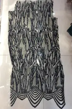 

Embroidered Net Fabric with beads With super Quality yaking-5.1701 African Tulle Lace Fabric For party Dress