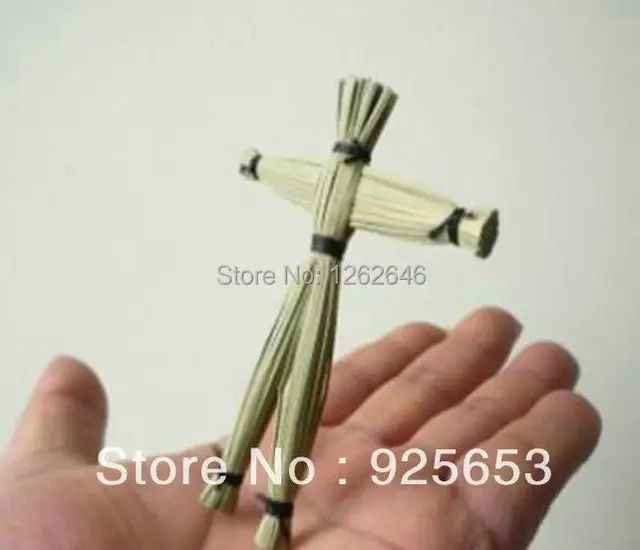 Free shipping! Straw Voodoo Doll Magic Magic Tricks/Props,toys