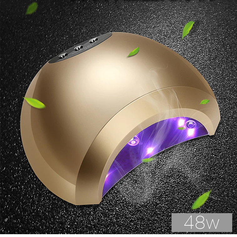 

48W LED Bulb Lamp All Types Curing Nail Gel Polish Dryer EU/US Plug SUN Light Manicure Machine UV