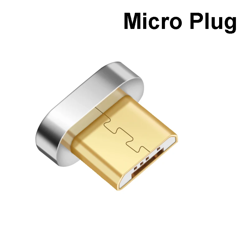 Elough E04 Магнитный USB кабель для Microusb мобильного телефона, кабель для быстрой зарядки, магнитный кабель для зарядки и синхронизации данных, кабель Micro USB - Цвет: for Micro Plug