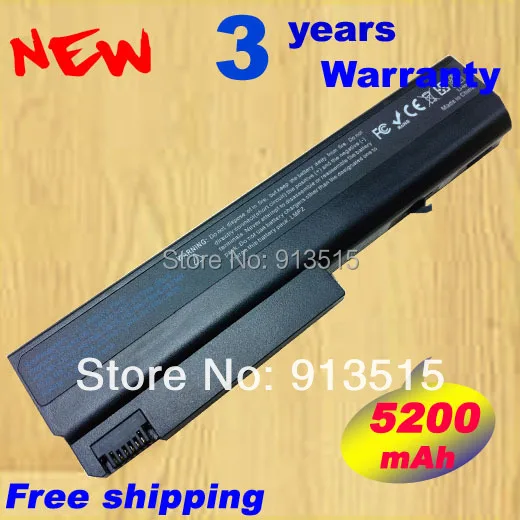 

10.8V 5200mAh Battery For HP COMPAQ NX 5100 6120 6125 NC 6100 6105 HSTNN-I36C HSTNN-I12C HSTNN-I27C HSTNN-I36C PB994ET Black