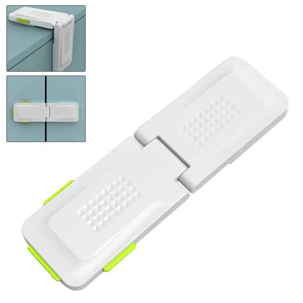 

Child Safety Cabinet Locks Multifunctional Right Angle Drawer Cabinet Locks with Strong Adhesive Tape for Baby Care