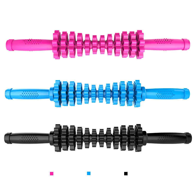 ProCircle Detachable Adjustable Muscle Roller Massage Stick for Yoga Block Deep Tissue Massage 3 Color