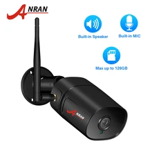 ANRAN 1080P Wifi IP Camera HD Outdoor Weatherproof Infrared Night Vision Security Camera Two Way Audio Video Surveillance Cam 12 ir night vision weatherproof surveillance security camera with audio sound pal