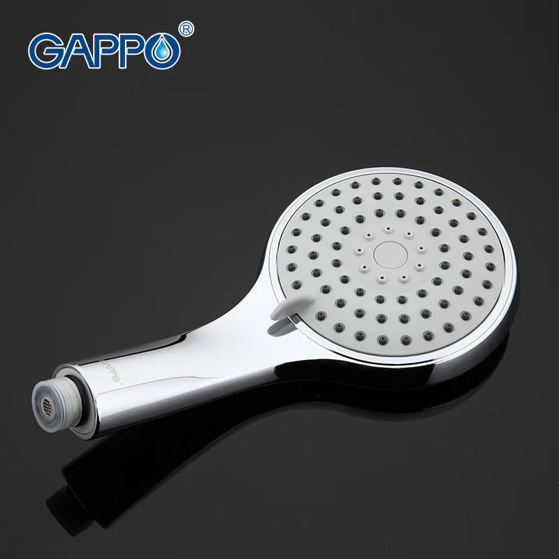 

Gappo 1Pc Top Quality Three Ways Round hand shower heads bathroom accessories ABS in chrome Plated water saving shower head GA18
