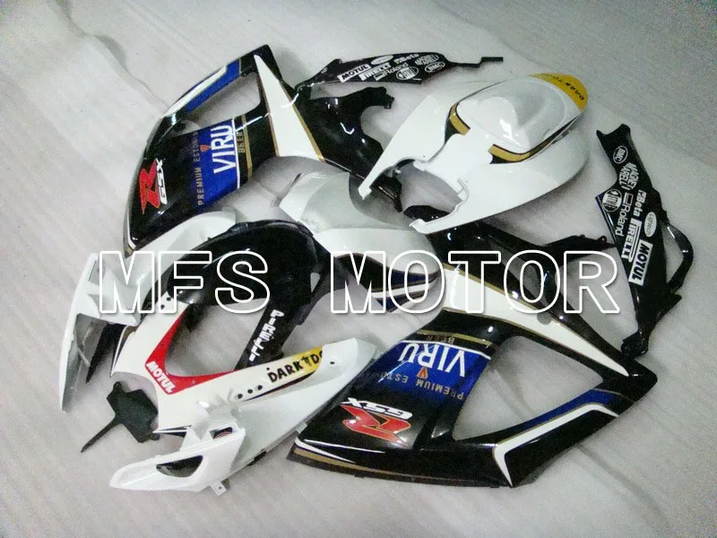 

Suzuki GSX-R 600/750 2006-2007 K6 Injection ABS Fairing - VIRU - White/Black