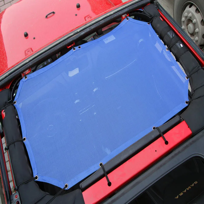 Двери планка тепловой сетка для jeep wrangler ABS 2007- синий 4 двери