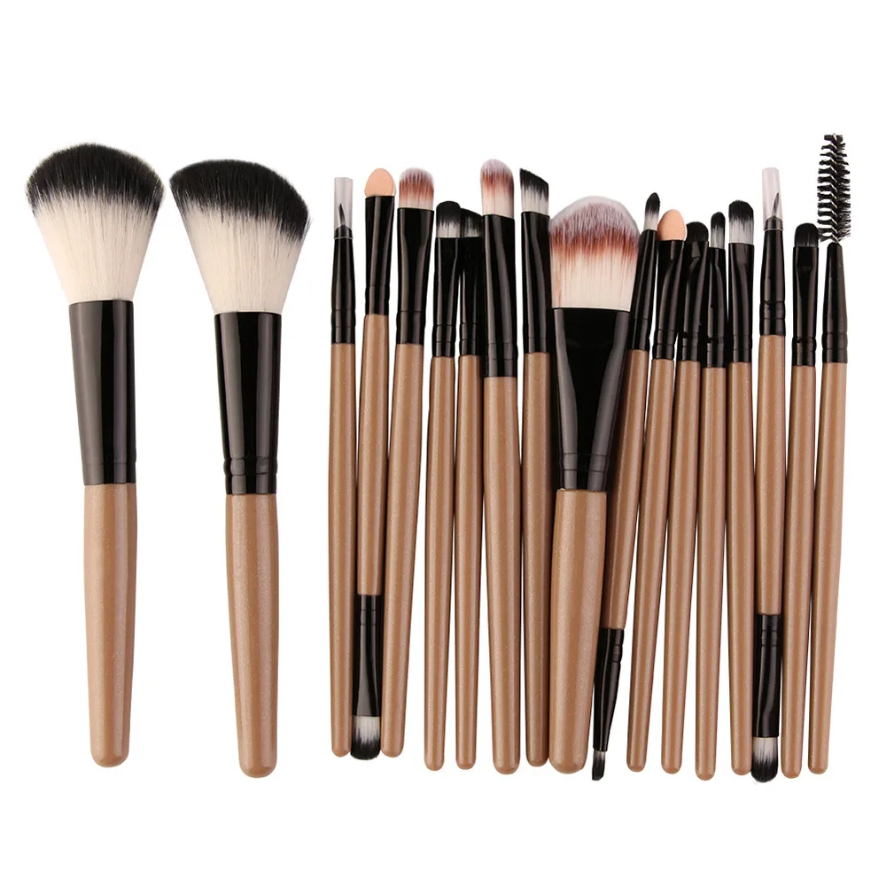 

Hot 18pcs Beauty Cosmetic Makeup Brushes Set Professional Eyebrow brochas Lip Tools Eyeshadow Toiletry Kit pincel maquiagem 7.29