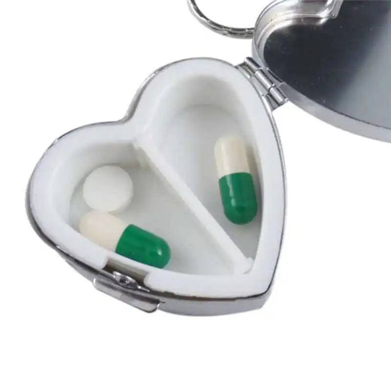 Портативный прочный металлический круглый медицинский контейнер для держателя органайзера для таблеток, чехол для таблеток, металлический круглый медицинский чехол, медицинский ящик - Цвет: S3