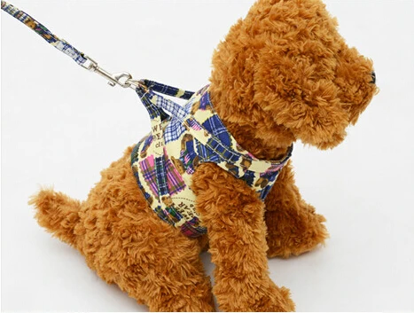 High Quality 4 colors Dog Harness Canvas Dog Puppy...