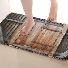 Деревянные двери Стиль открытый Коврики S, забавные Нескользящие Для ванной Коврики, двери Коврики S, входная дверь Коврики s