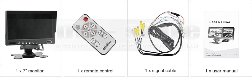 DIYSECUR Высокое качество 7 "дюймов разделение Quad дисплей цвет видео мониторинга мониторы для автомобиля Грузовик Автобус товары теле и