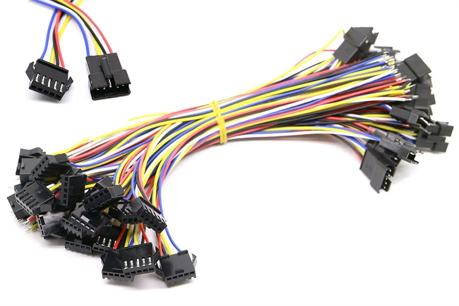 

JST 2.5 SM-5 Pin Battery Connector Plug Female & Male with 150MM Wire 20 sets