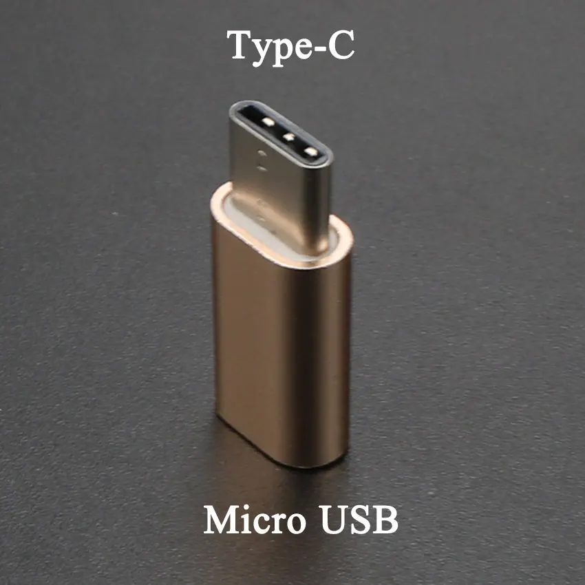 Юйси тип-c конвертер к Micro USB 3,0 USB-C адаптер для iPhone и Android зарядное устройство/дата кабель разъем к iOS порт