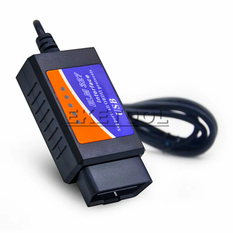 ELM327 USB V1.5 Профессиональный OBD/OBDII ELM Стандартный новейший ПК на основе сканирования ELM 327 USB диагностический сканер Горячая Распродажа