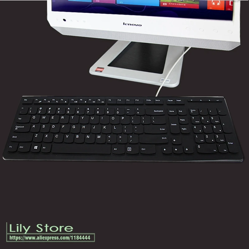 Для lenovo все в одном настольном компьютере C200 C225 C20R1 C320 C325 C340 C345 C440 C445 крышка клавиатуры - Цвет: allblack