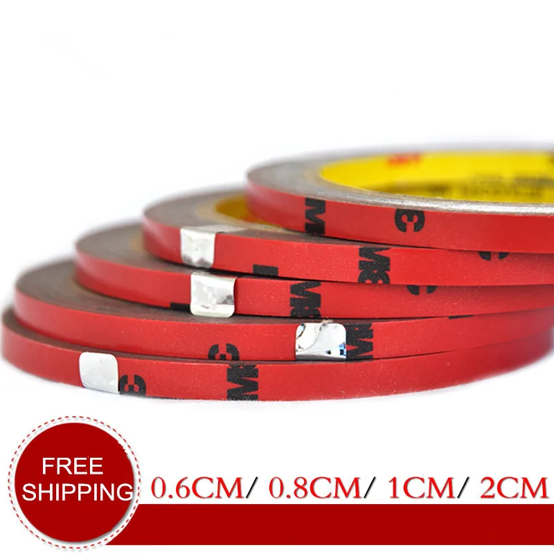 3M 5 roll Double Side Adhesive Tape Front Add on Bumper Spoiler Auto