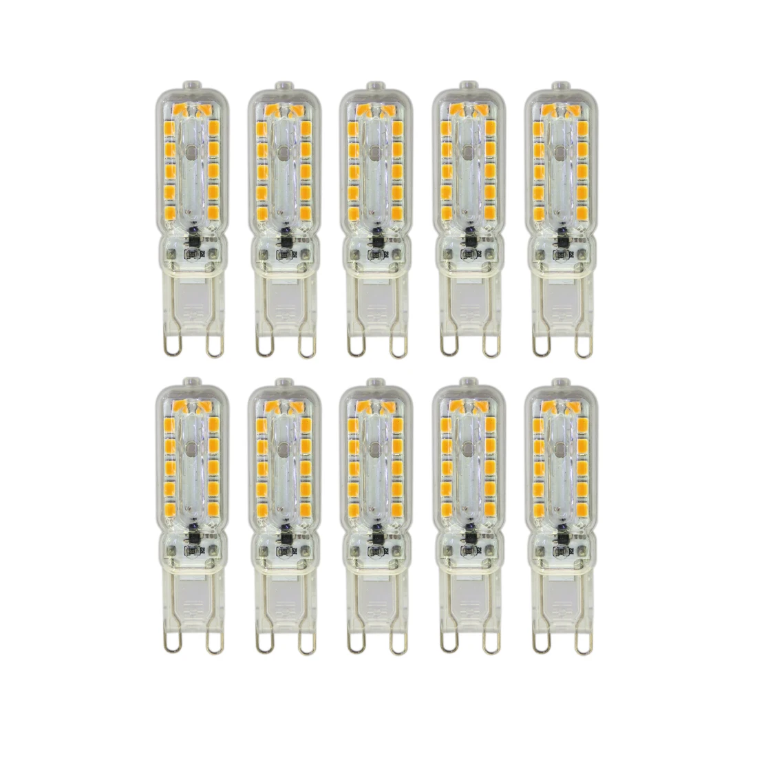 G9 lâmpada led branca/quente/fria AC220V-240V 22leds smd2835, lustre, 360 graus de iluminação, 10 pçs/lote