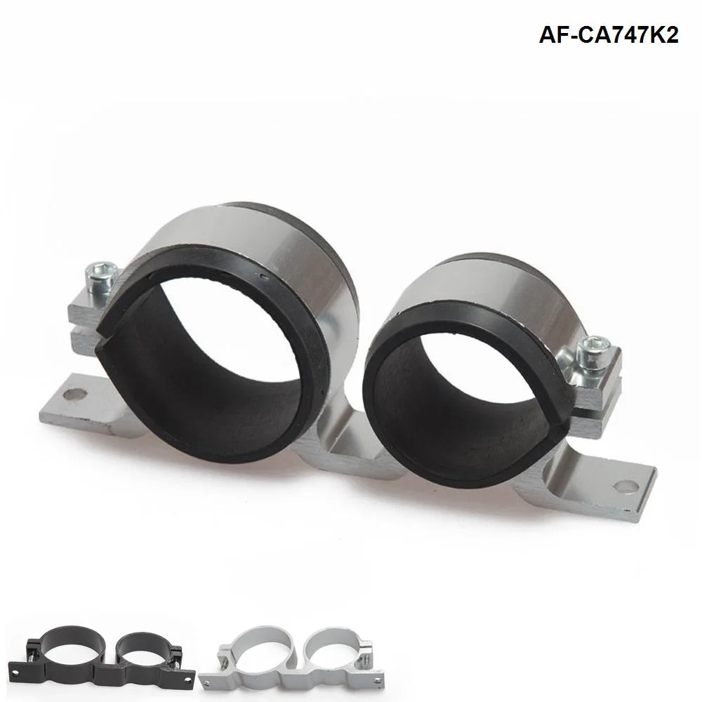 Twin Dual Double 044 fuel pump & Filter Mounting Bracket Anodized