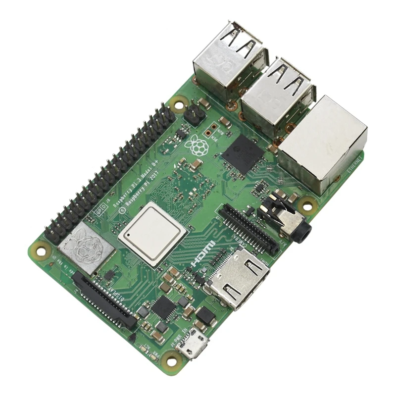 4 в 1 для Raspberry Pi 3 Model B + (плюс) плата + Abs чехол + 5 В 3A адаптер питания + комплект радиатора для Raspberry Pi 3B +