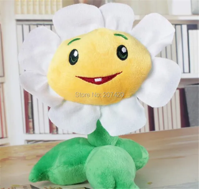 Best Price 6.5inch 16cm Cute Plant Vs Zombies Series Plant Calendula Plush Toy Doll,1pcs/pack