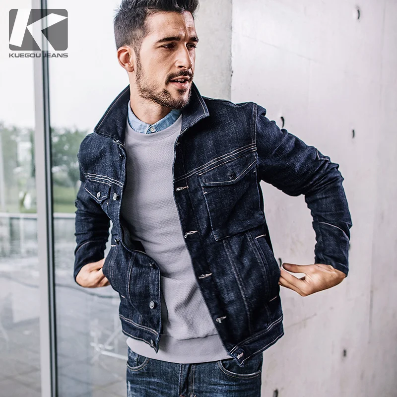 Aliexpress.com : Buy KUEGOU New Autumn Mens Zipper Button