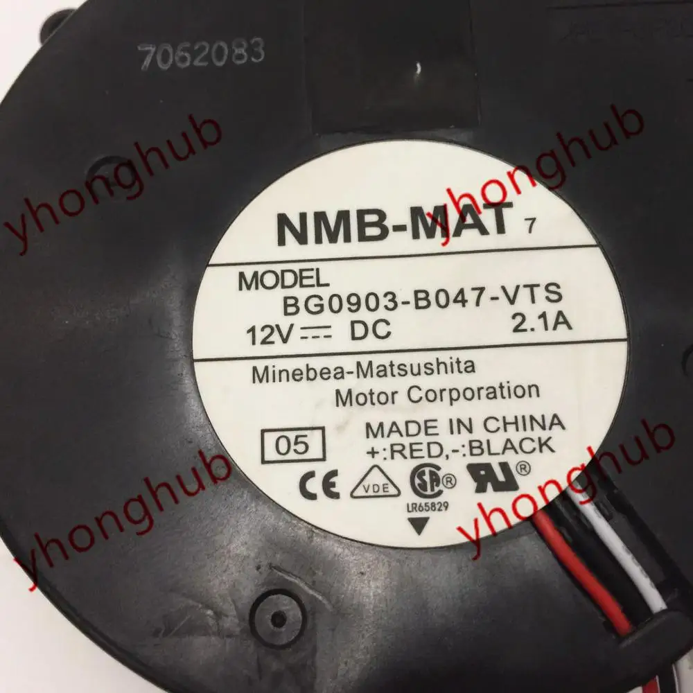 NMB MAT BG0903 B047 VTS 05 DC 12V 2.1A 97x97x33 мм Сервер вентилятор охлаждения|blower fan|12v dc blower fanserver fan |