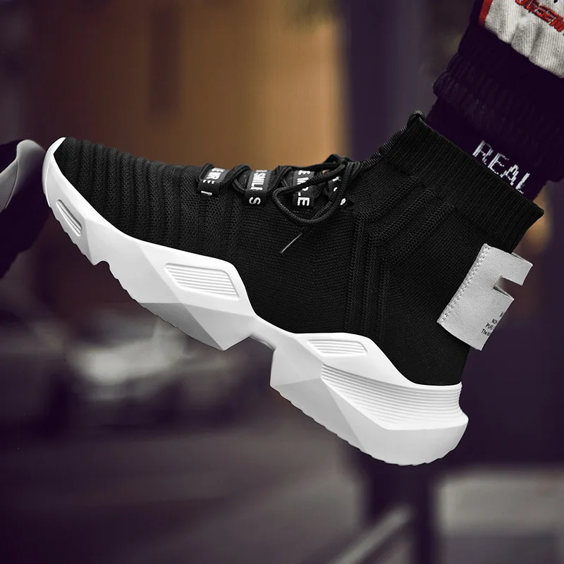 NAUSK Plus Size 36-47 Fashion Krasovki Men's Casual Shoes Male Sneakers Lightweight Breathable Shoes Tenis Masculino Adulto