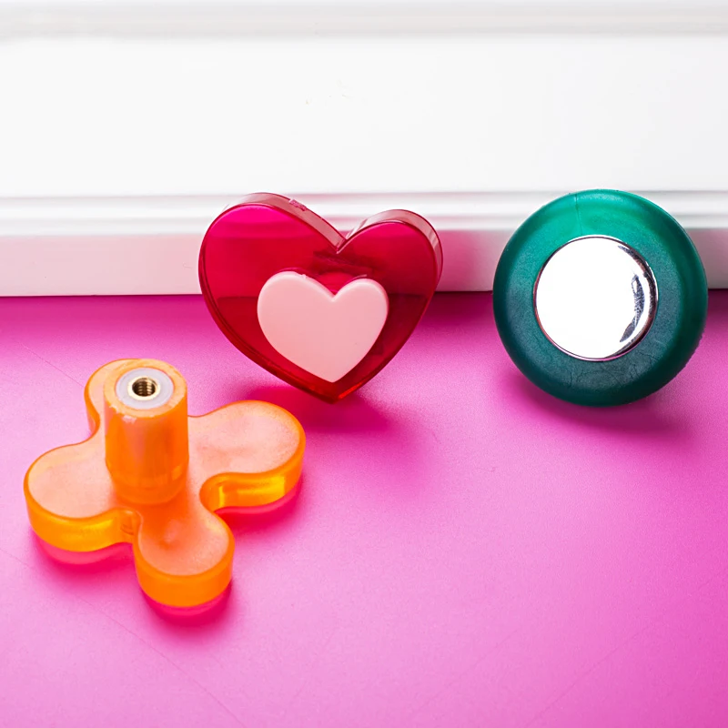 Cute Knobs and Handles Children Colorful Cartoon Furniture Handle Plastic Door Knob Kids Drawer Pulls Cabinet Safe|plastic door knobs|door knobhandle