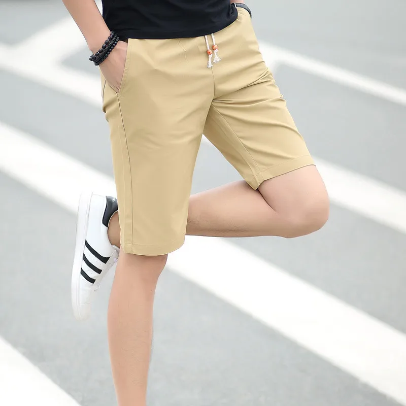 90% OFF Simple Summer Cargo Shorts Men Cotton Joggers Casual Short Home Pockets Sport Solid Plus Size Khaki Black Blue Street Wear 5XL