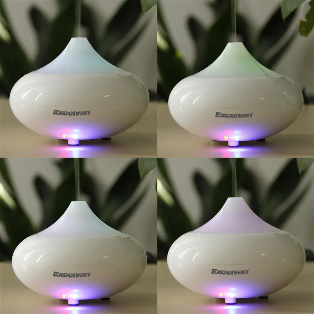 Excelvan Essential Oil Diffuser Ultrasonic Aromatherapy Humidifier Aroma Diffuser Mist Air Purifier Purifier White GX-02K 12