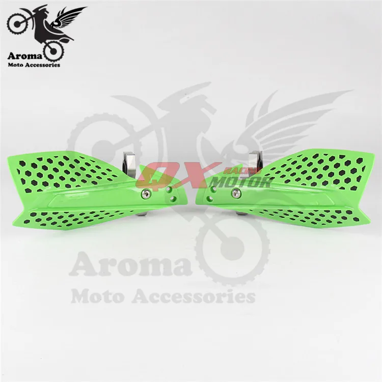 7 видов цветов Racing Moto Handguard для KTM рук гвардии внедорожных мини Байк Рука защиты Moto крест ручной щит защита самокат - Цвет: Зеленый