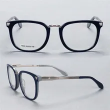 Фирменный дизайн унисекс Ретро мода полный обод ацетат линза для рецептов очки антибликовые оптические очки