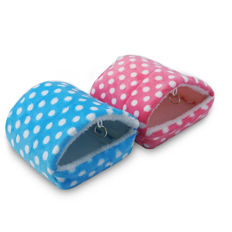 

Hamster Sleeping Bed Warm Soft Squirrel Hedgehog Rabbit Mice Nest Small Animals Pet Bed House TN99