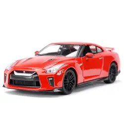 Bburago 1:24 2017 NISSAN SKYLINE GTR GT-R гоночный автомобиль литья под давлением модели