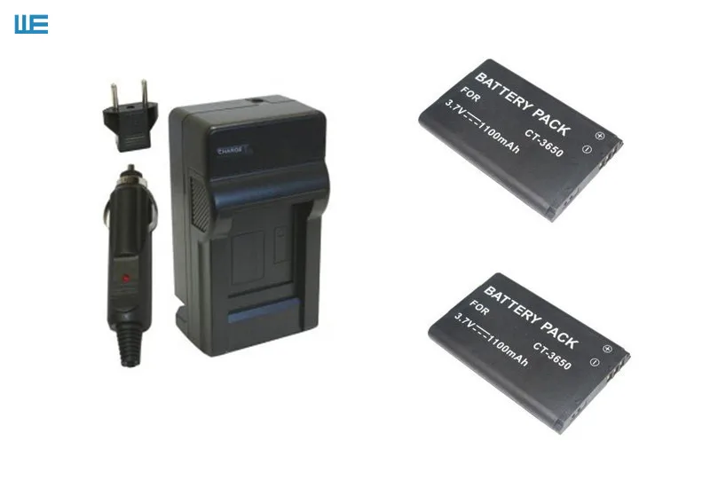 

2X CT-3650 CT3650 BL-5C Battery+Charger for Contour 2350,2450,2900,C010410K,ContourHD,ContourGPS, Contour+,Contour+2 ContourROAM