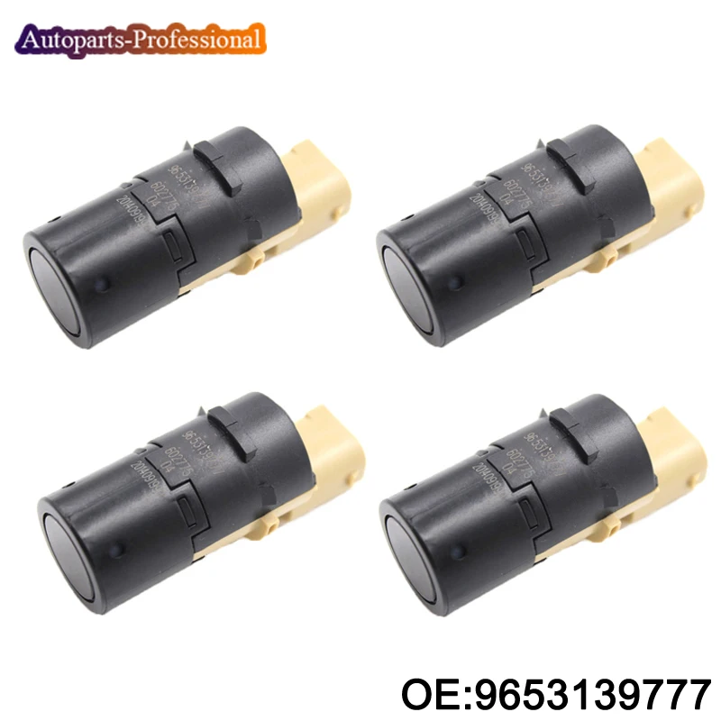 4 pcs lot New PDC font b Parking b font Sensor 9653139777 For Peugeot Citroen Renault