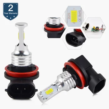 

NICECNC 6500K White 100W/Pair H11 Headlight LED Bulbs Light Lamp For CAN-AM Can Am ATV Outlander 500 4X4 DPS XT 2015