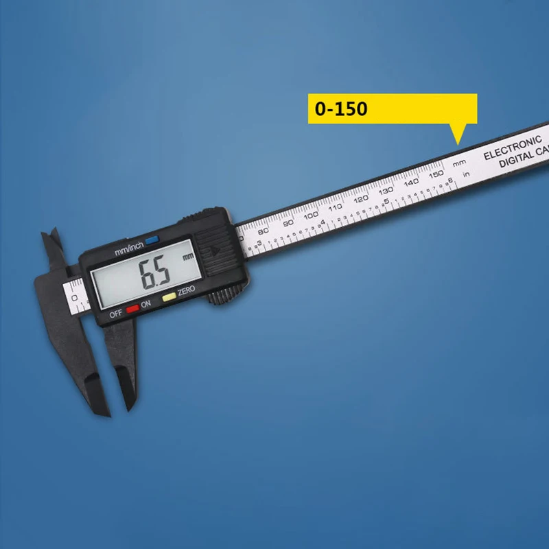 Digital Caliper 150mm Micrometer Auto Measuring Tools Digital Scale Ruler With Screen Depth Gauge Vernier Accurate Instrument Digital Caliper 150mm Micrometer Auto Measuring Tools Digital Scale Ruler With Screen Depth Gauge Vernier Accurate Instrument