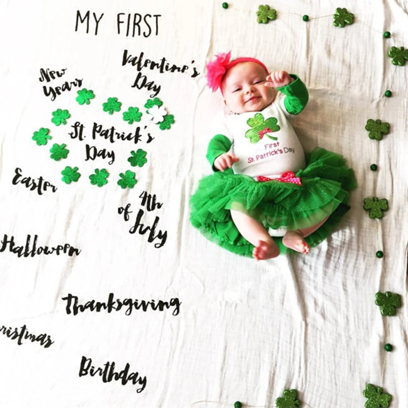 

4 Style Photography Props Baby Blanket Background Rug Baby Blankets Babies Photo Props photography Fabrics For Toddle Boy Girl