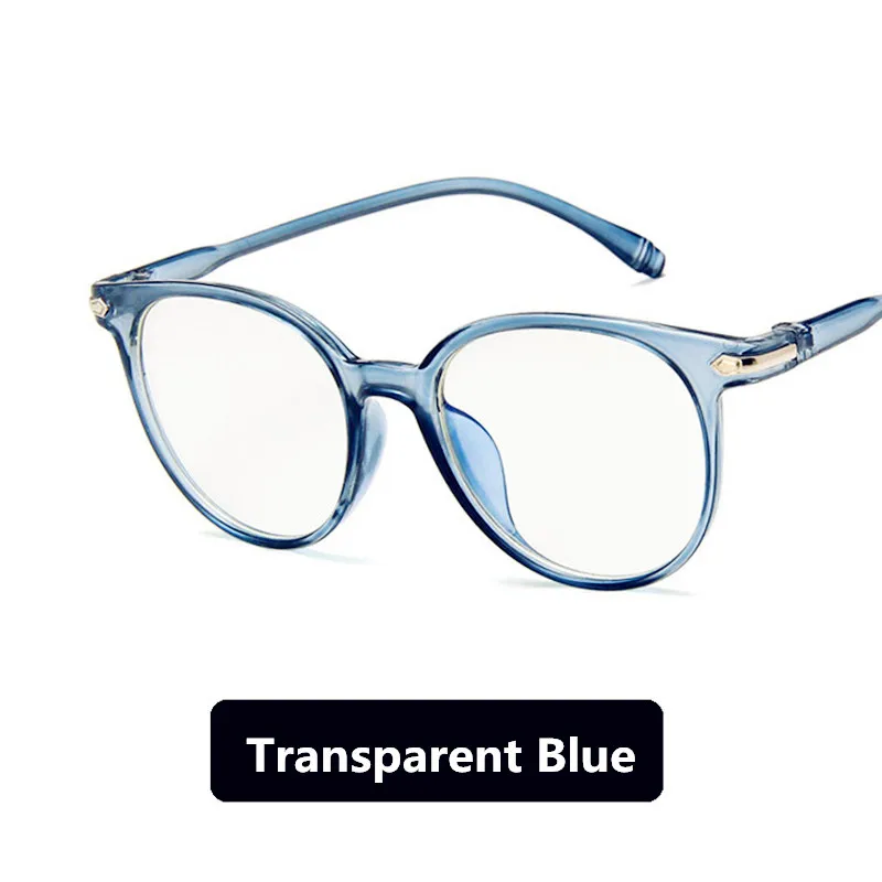 T-Blue Новинка, ретро очки для чтения, Круглые, полная оправа, для женщин, мужчин, прозрачные линзы, женские, мужские очки, оправа, очки унисекс - Цвет оправы: T-Blue