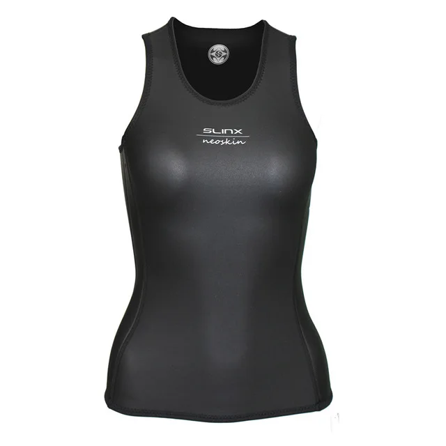 SLINX 2 мм неопреновый жилет для Гидрокостюма Мужчины Женщины костюм для сноркелинга Дайвинг купальный жилет теплый гидрокостюм жилеты без рукавов серфинг Йога - Цвет: Women