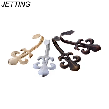 

1 Pair Bathroom Wall Hook Plum Blossom Style Antique Hanger Hook Vintage Hooks for Clothes Coat Hat Bag Towel Hanger