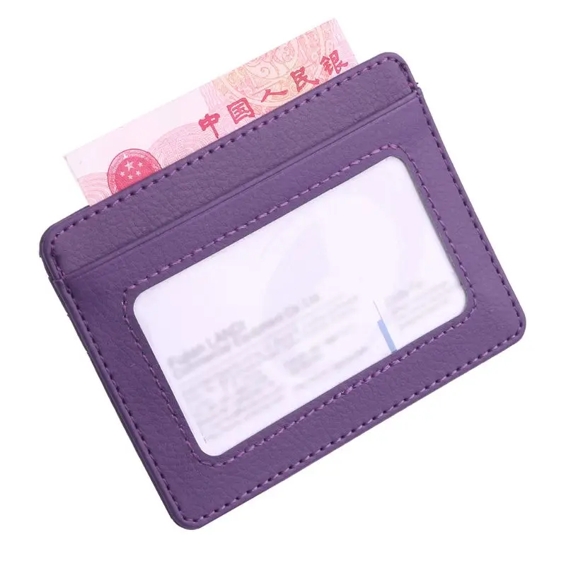 Модный мужской женский кожаный тонкий кошелек ID Money Credit Card Slim Holder Multifunction casual Money Pocket Organizer Mini Bag New