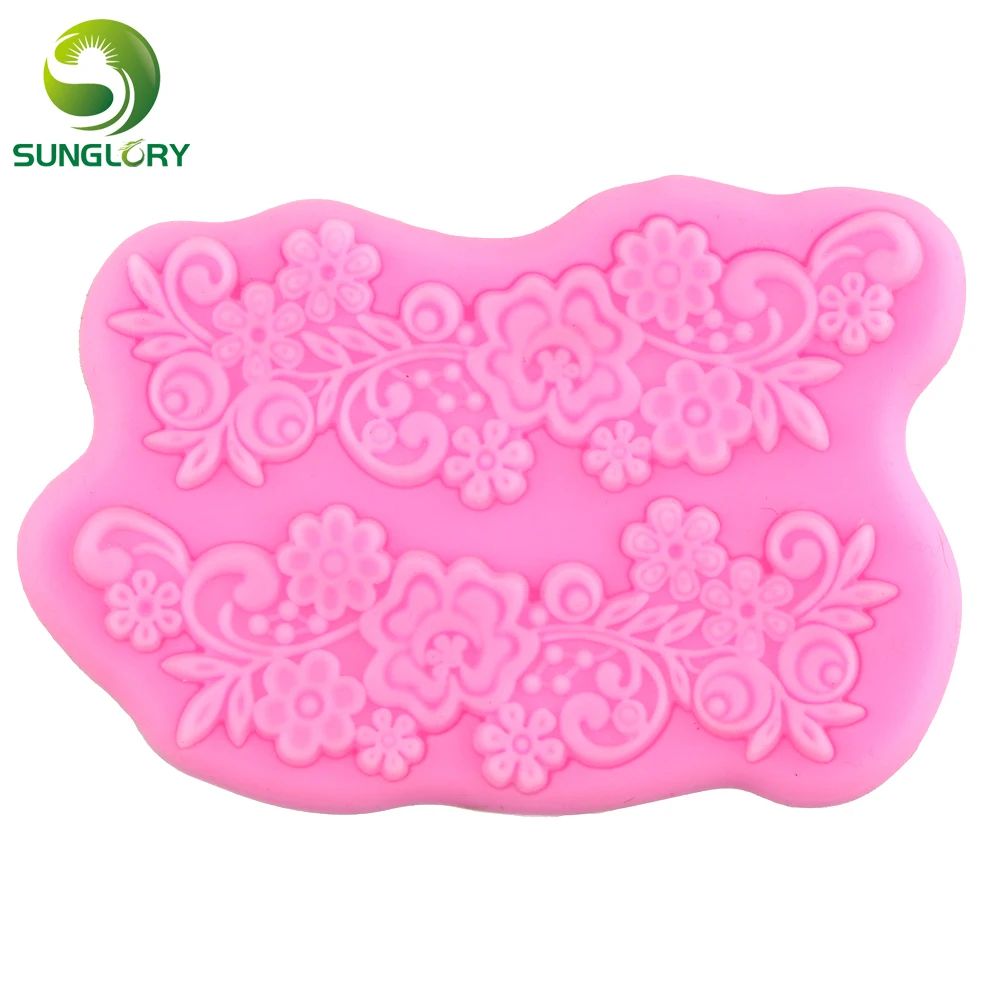 

Super Beautiful Eco-Friendly 1set Silicone 3D Mold Cookware Dining Bar Non-Stick Cake Decorating Fondant Soap Mold Free Shipping