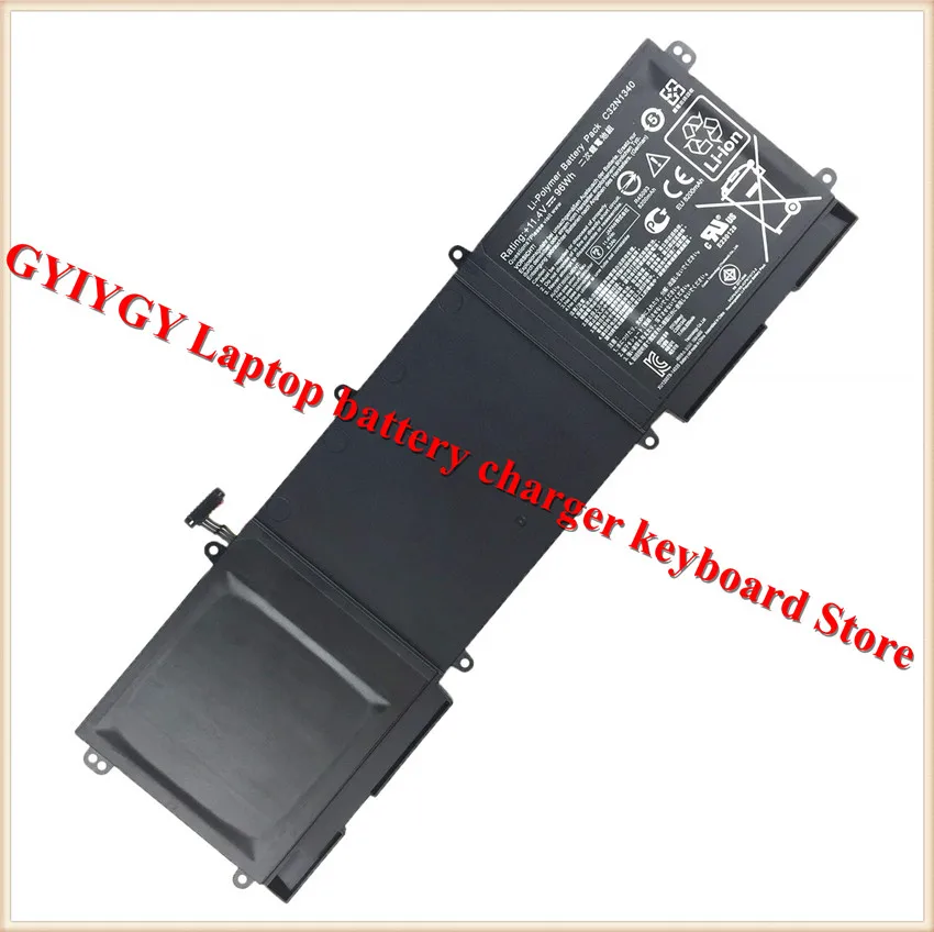Совместимый Аккумулятор для ноутбука ASUS C32N1340 [11 4 V 96Wh 8200 mAh] Zenbook NX500 NX500JK DR018H серия